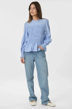 Neo Noir Possa Twist Stripe Blouse 166412 145