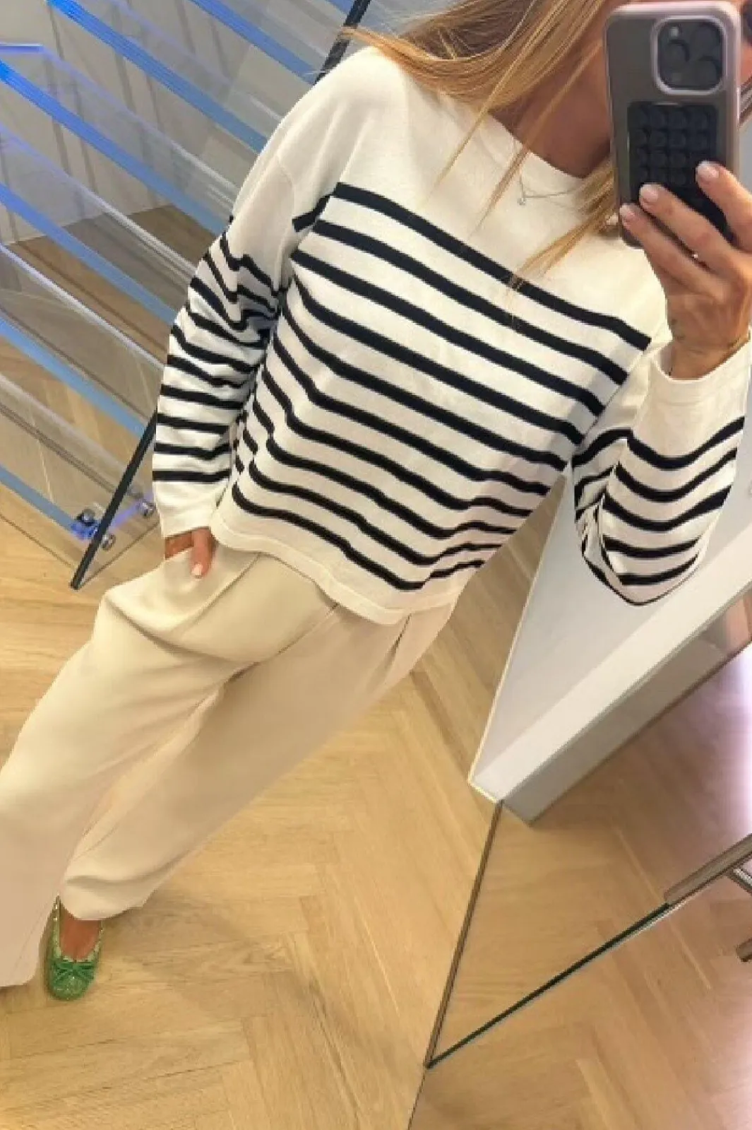 Discount Valentin Studio Pretty Pants Wide Ivory