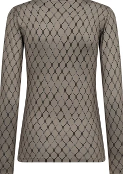 Best Hype The Detail Printed Blouse 200-14 45