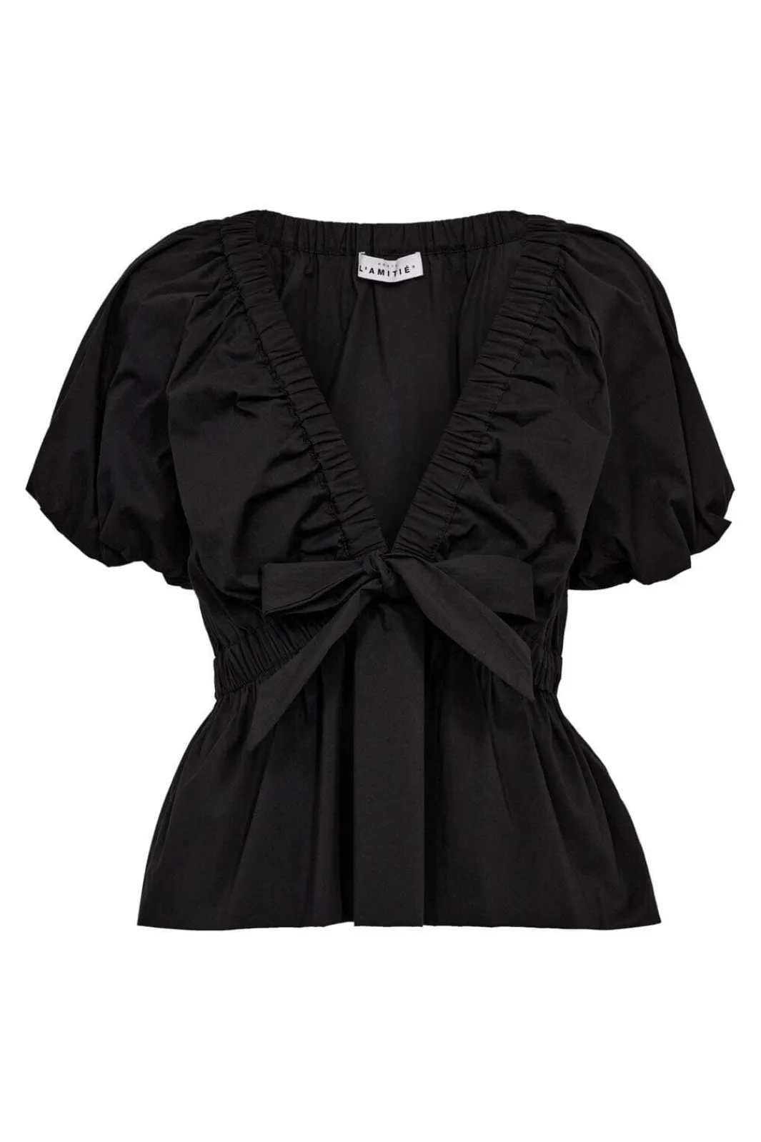 Best Haute L'Amitié Puffy Butterfly Top HL10184 Black