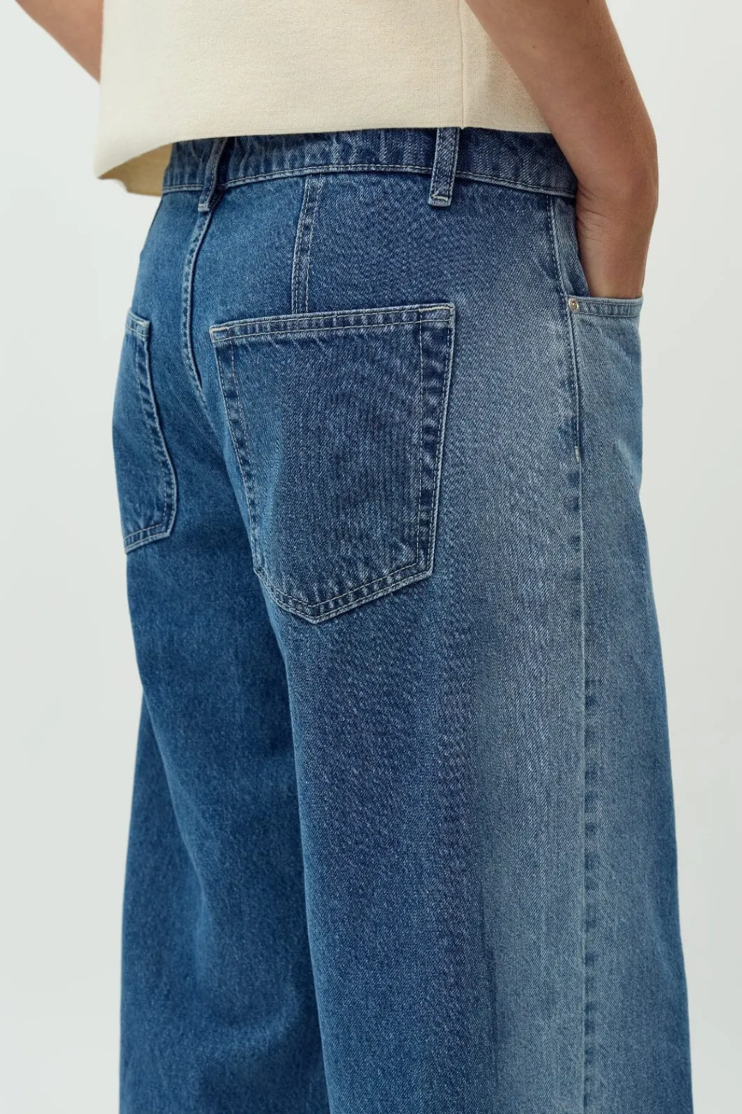 Best MbyM Pyras-M 61949726 S43 Fading Denim Wash