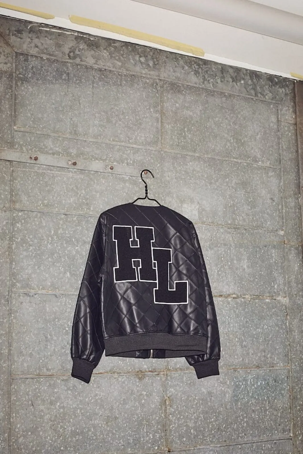Haute L'Amitié Quilt Pu Bomber HL10262 Black