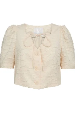 Hot Co´Couture Rachelcc Crop Tie Ss Shirt 35801 199