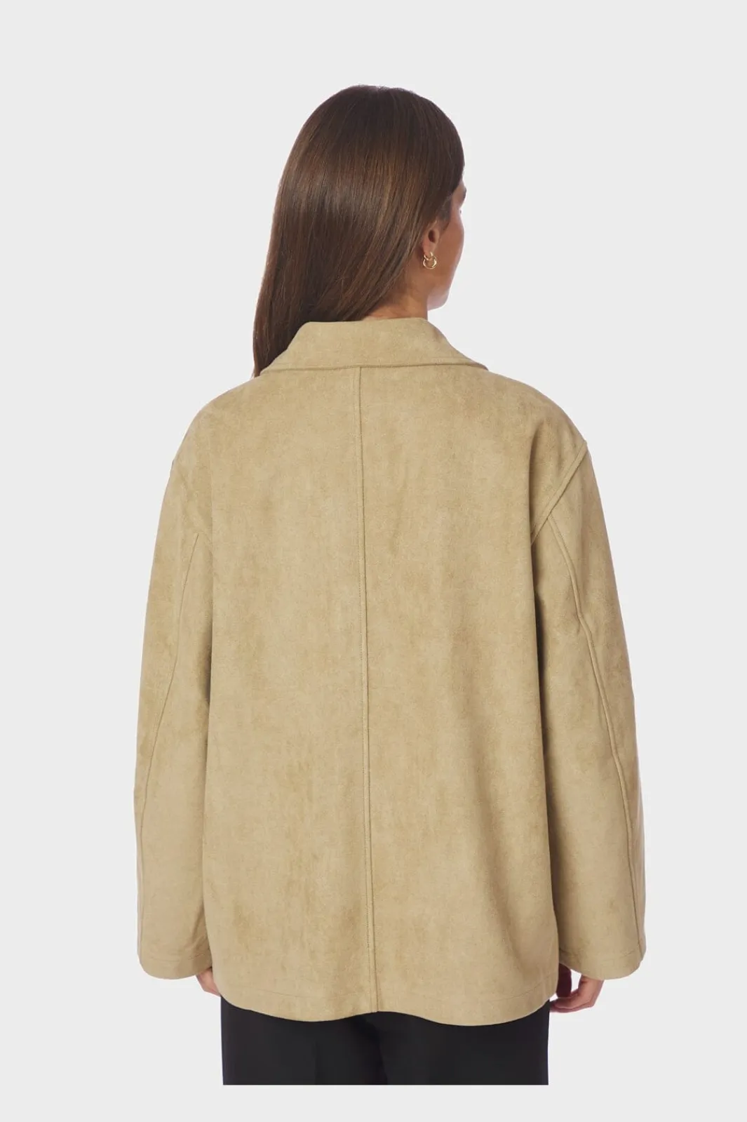 New Neo Noir Ravina Faux Suede Jacket 167352 213