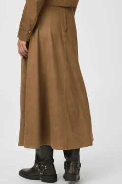 Clearance Neo Noir Raya Faux Suede Skirt 166255 604