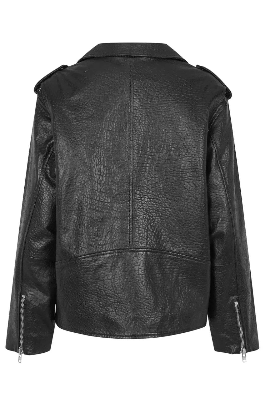 Discount Lollys Laundry Rayll Leather Jacket Os90042-6001 99 Black