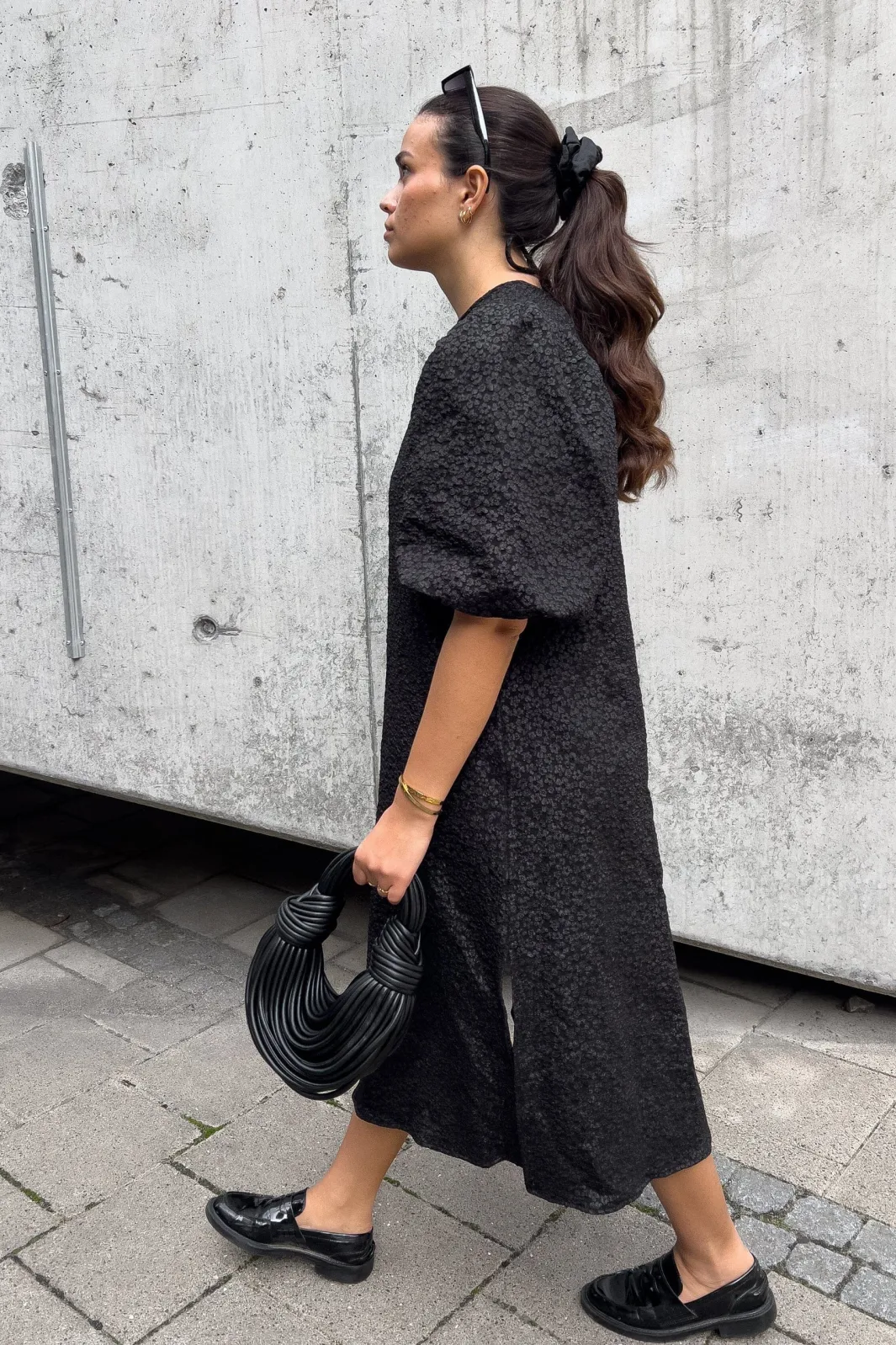 Outlet Noella Reno Pastis Long Dress 004 Black