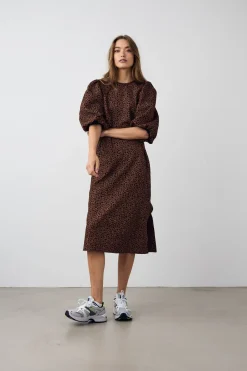 Best Noella Reno Pastis Long Dress 12440016 674 Chocolate