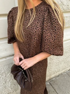 Best Noella Reno Pastis Long Dress 12440016 674 Chocolate