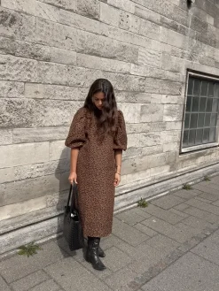 Best Noella Reno Pastis Long Dress 12440016 674 Chocolate