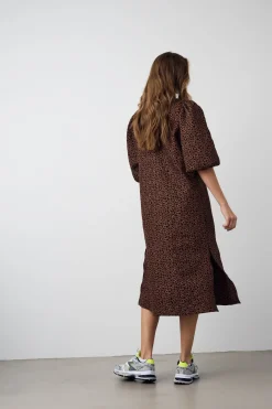 Best Noella Reno Pastis Long Dress 12440016 674 Chocolate