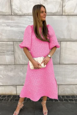Clearance Noella Reno Pastis Long Dress 11610005 031 Bright Pink