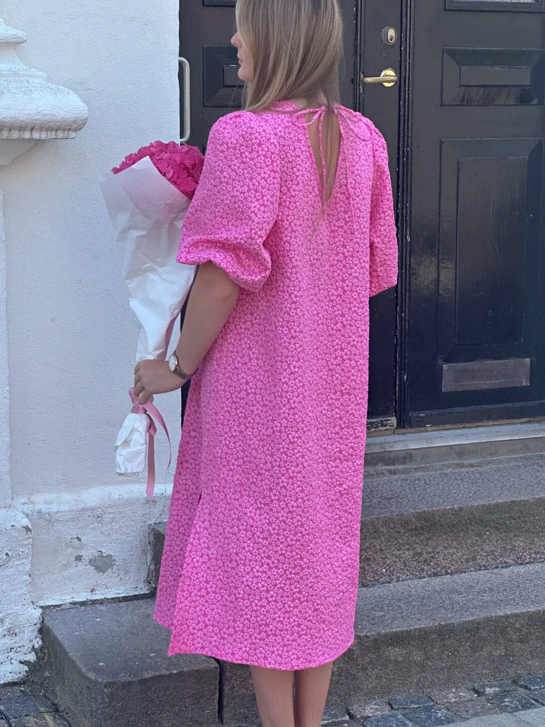 Clearance Noella Reno Pastis Long Dress 11610005 031 Bright Pink