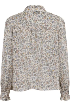 New Neo Noir Rhia Bohemian Blouse Creme