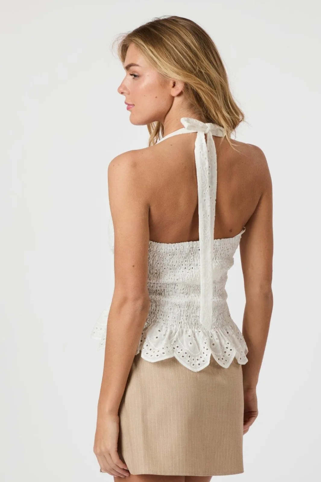 Discount Neo Noir Ribbi Halter Neck Top 165134 120