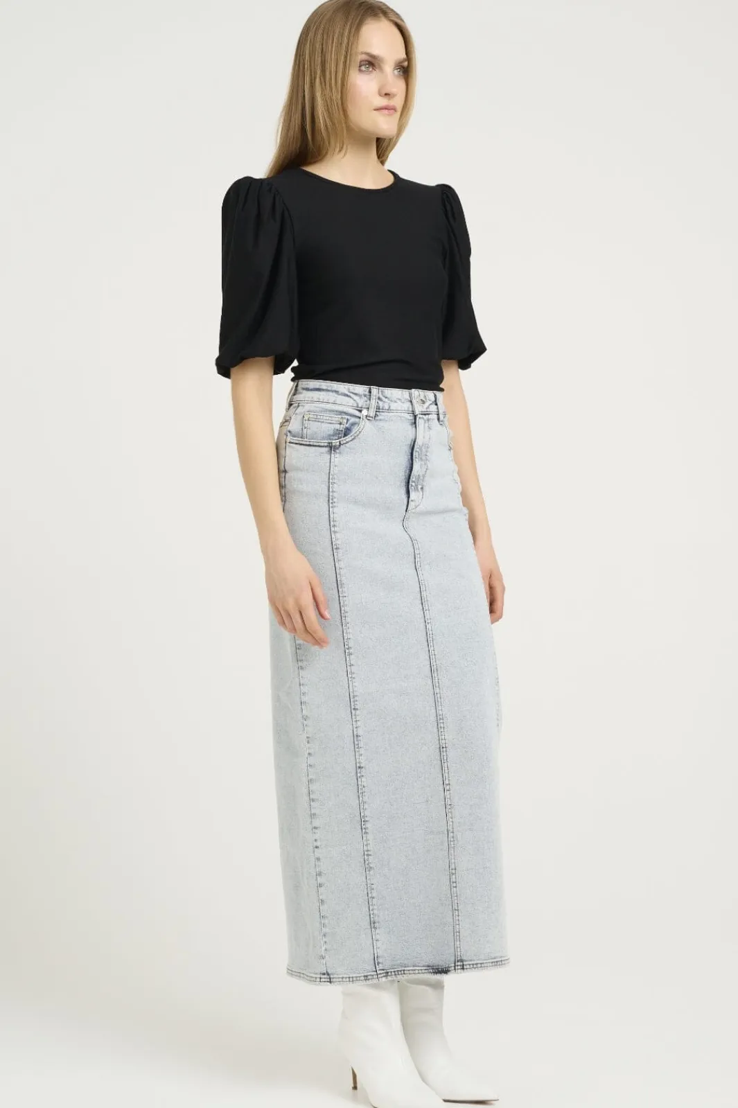Online Gestuz Rifagz Balloon Blouse 100017 Black