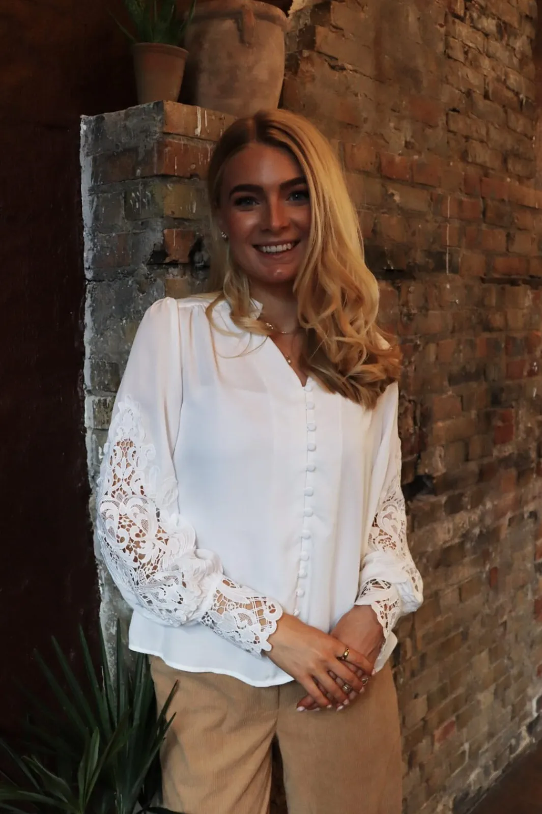 Sale Liberte Rigmor Ls Blouse 22307 White