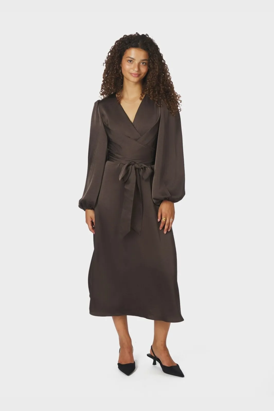 New Neo Noir Rimini Heavy Sateen Dress 163039 676