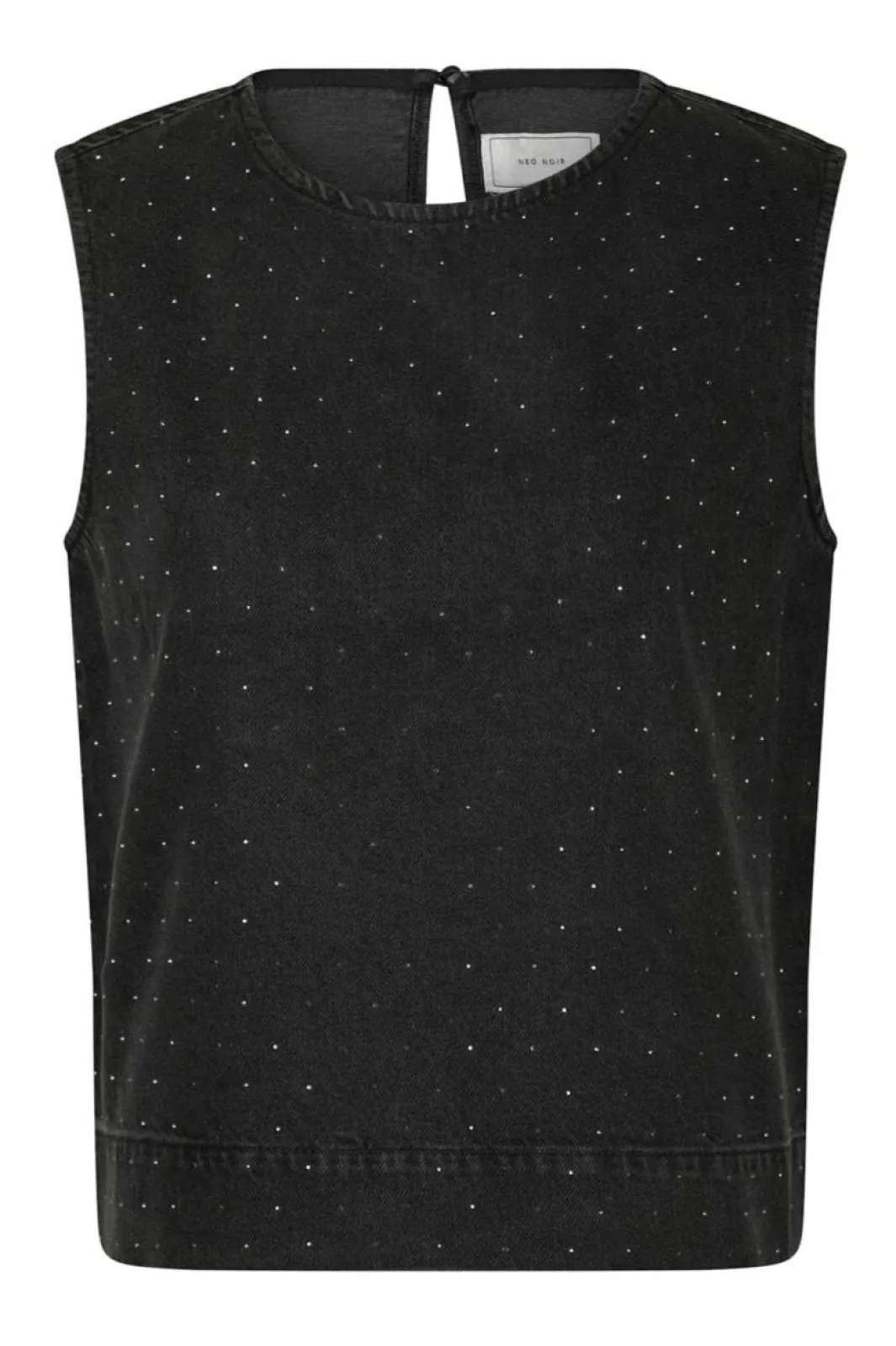 Discount Neo Noir Rissa Bedazzled Denim Top 164461 100