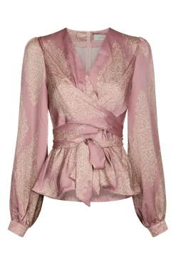 Clearance Neo Noir Rista Paisley Drop Blouse 166208 823