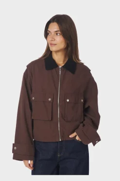 Clearance Neo Noir Rivera Canvas Boxy Jacket 164402 210