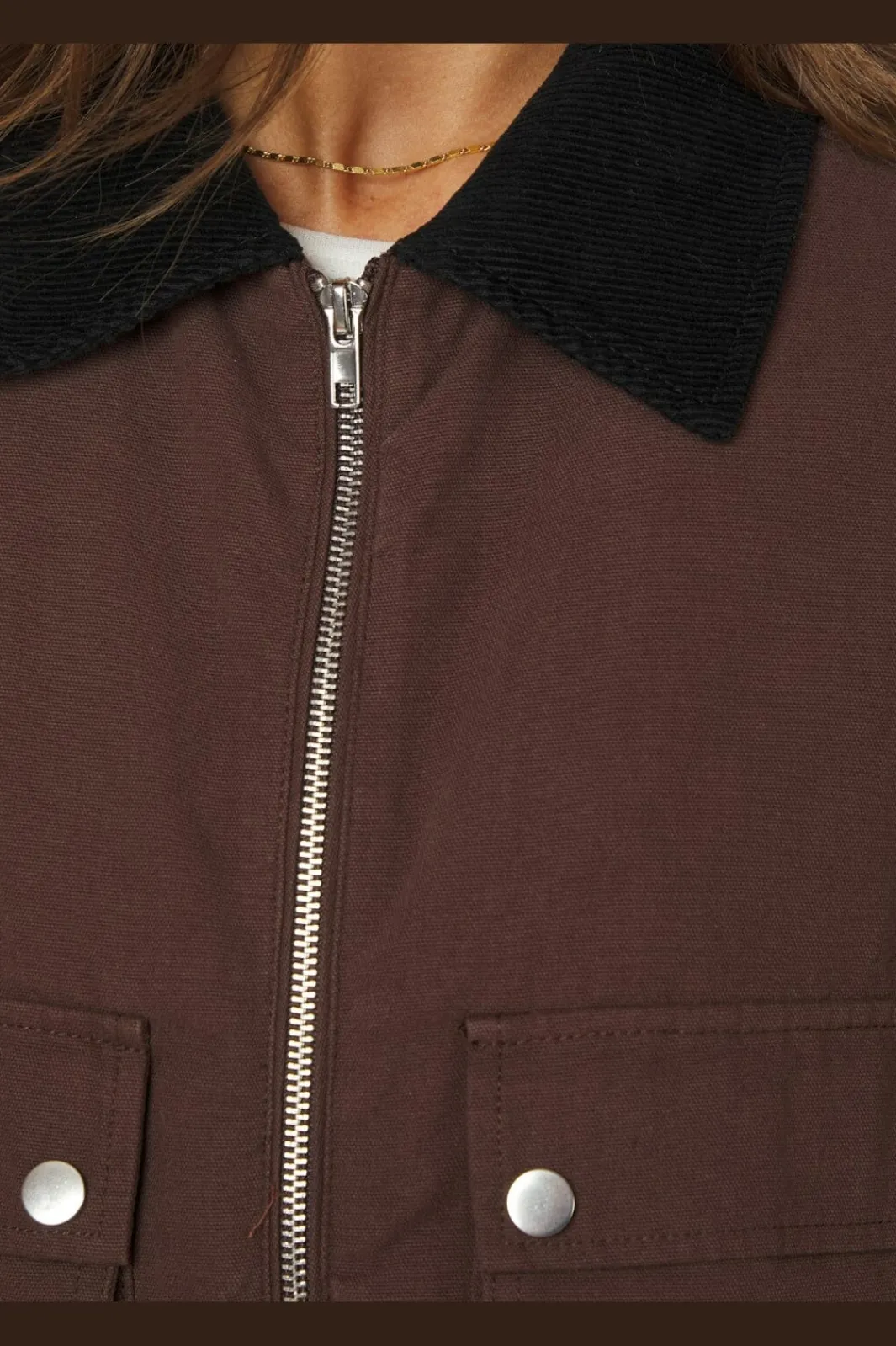 Clearance Neo Noir Rivera Canvas Boxy Jacket 164402 210