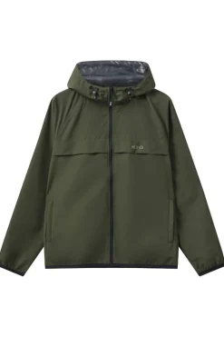 Outlet H2O Rømø Lw Rain Jacket Packable 3020 Army