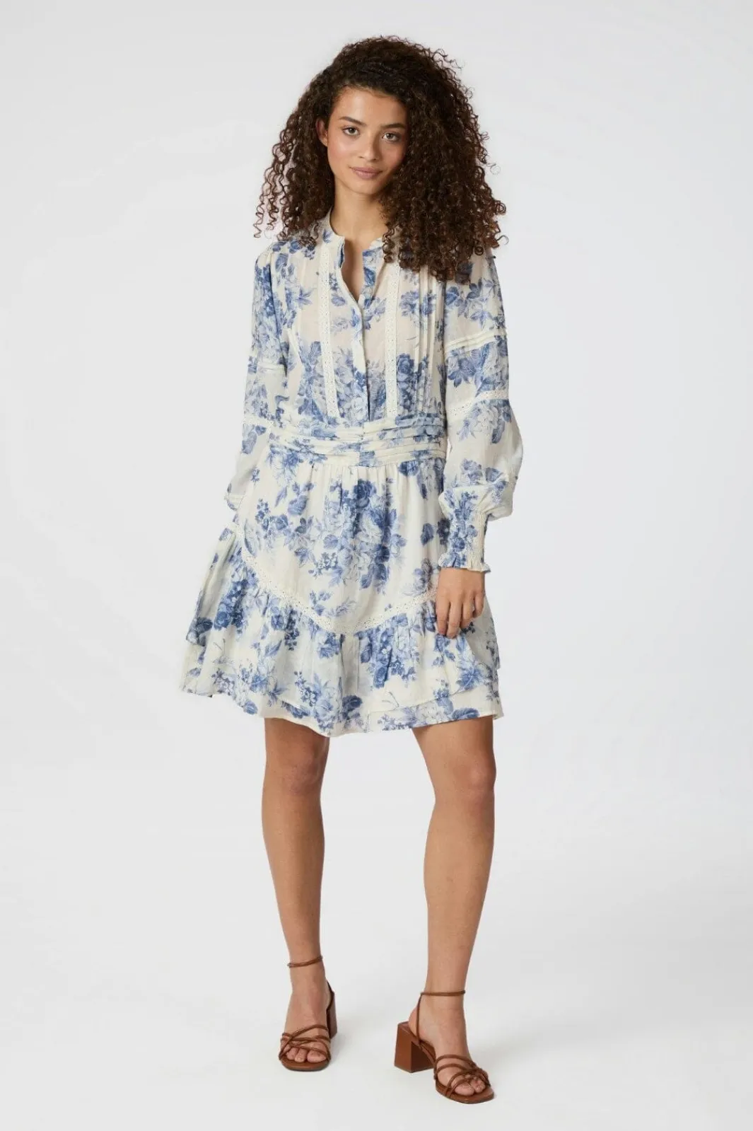 Best Neo Noir Roberta Flower Flow Dress 165425 145