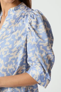 Sale Neo Noir Roella Graphic Fade Blouse 165274 145