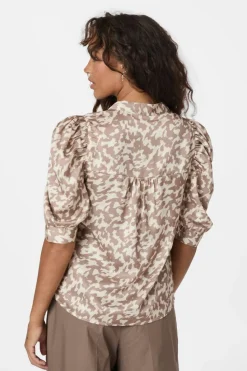 Outlet Neo Noir Roella Graphic Fade Blouse 165274 125