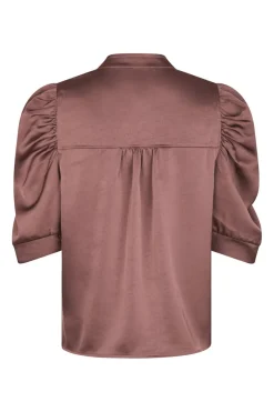 New Neo Noir Roella Heavy Sateen Blouse 162590 393