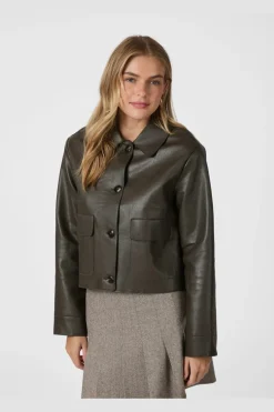 Clearance Neo Noir Romana Faux Pu Jacket 164349 210