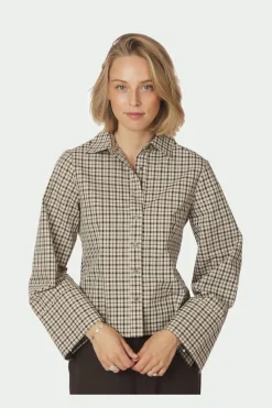 Discount Neo Noir Rosa Checked Shirt 167289 123