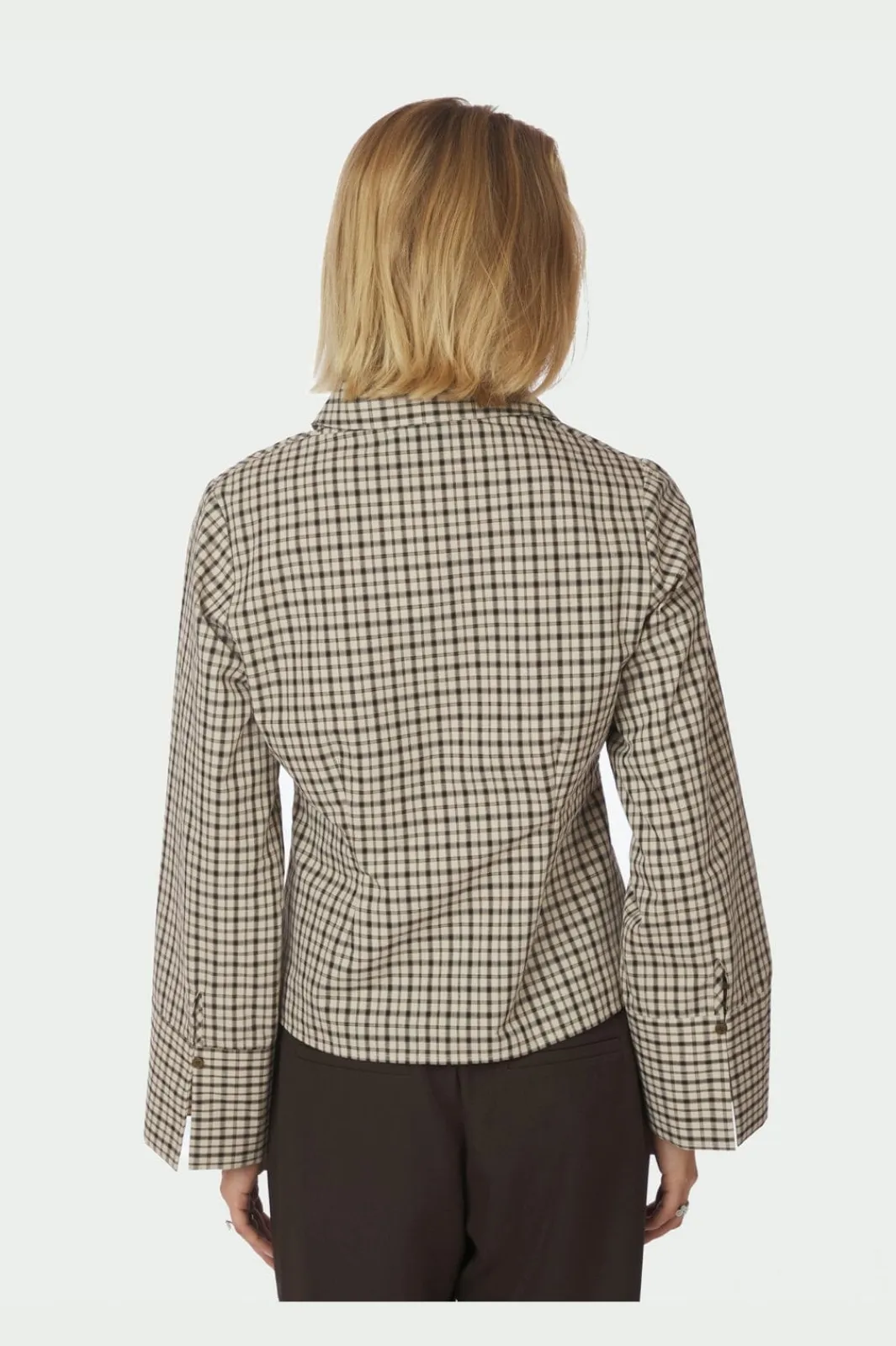 Discount Neo Noir Rosa Checked Shirt 167289 123