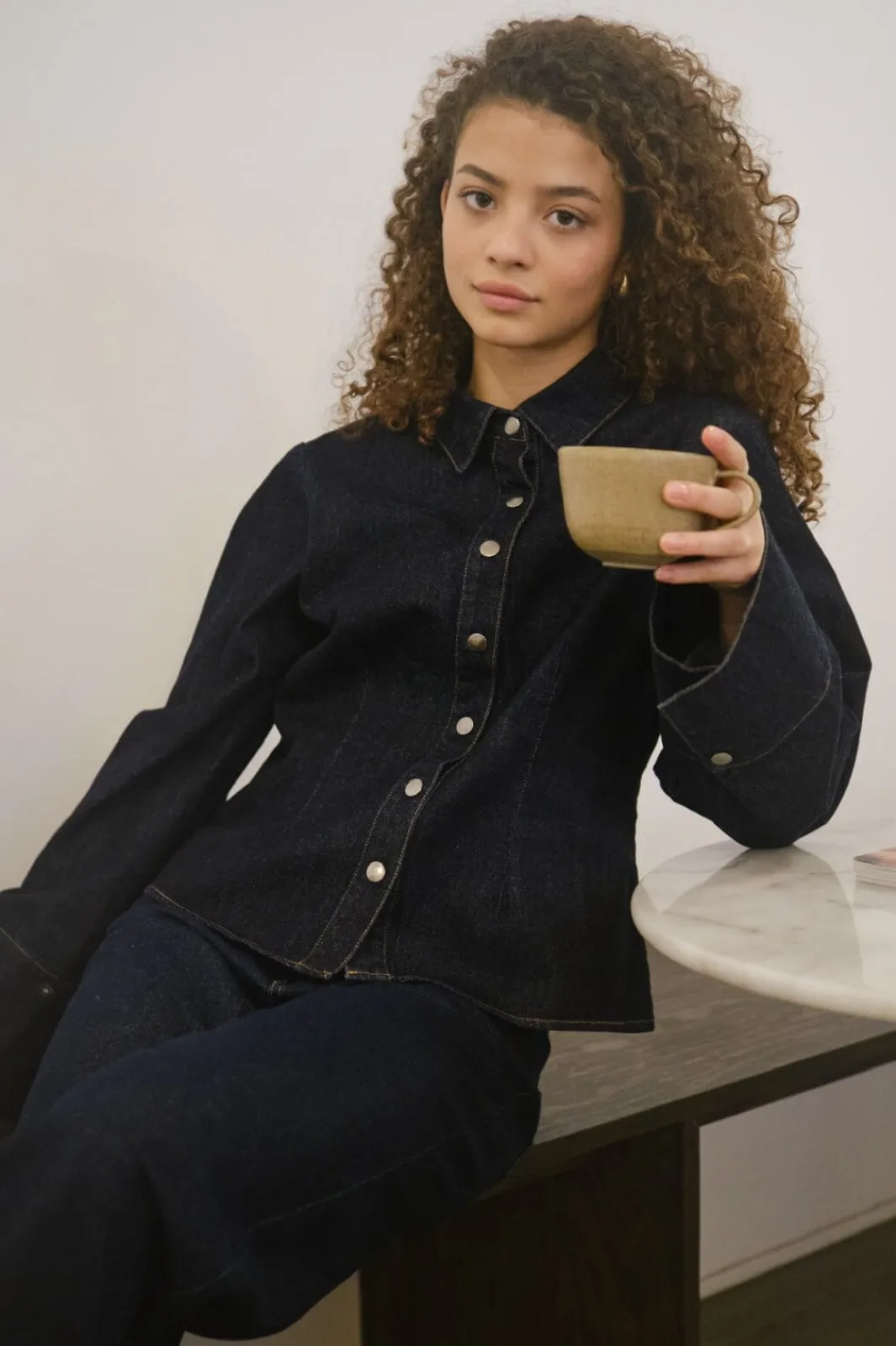 Discount Neo Noir Rosa Denim Shirt 164259 534