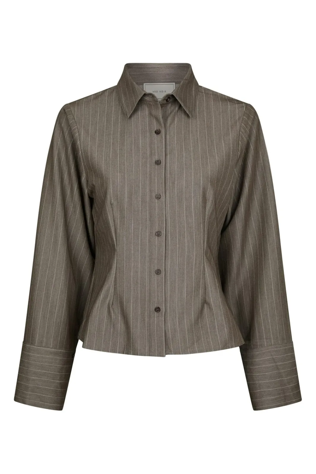 Discount Neo Noir Rosa Pinstripe Melange Shirt 167016 306