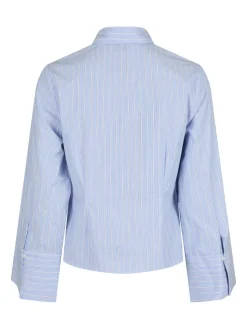 Sale Neo Noir Rosa Stripe Shirt Light Blue
