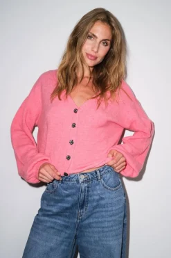 Online Gossia Rosiego Cardigan G2760 Pink