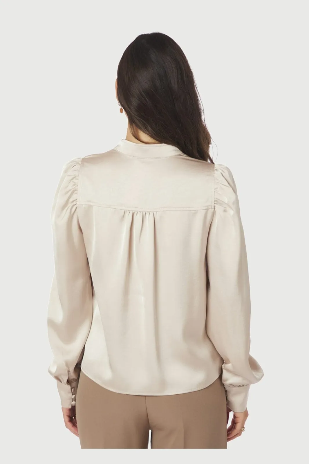 Sale Neo Noir Rosslyn Heavy Sateen Blouse 163769 720