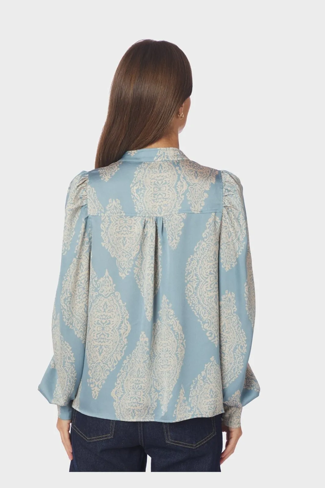 Hot Neo Noir Rosslyn Paisley Drop Blouse 163976 142