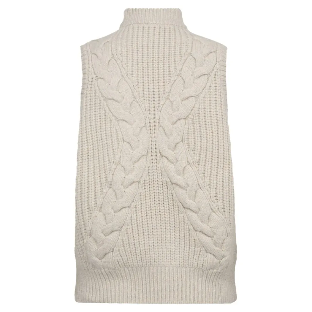 Co´Couture Rowcc Cable Knit Top 32242 4021