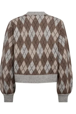 Online Co´Couture Rowcc Check Cardigan 32212 154