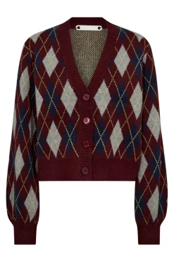 Hot Co´Couture Rowcc Check Cardigan 32212 87
