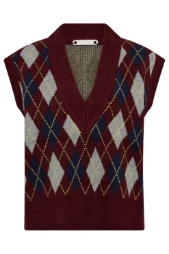 Clearance Co´Couture Rowcc Check Vest 32213 87