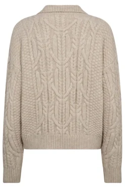 Hot Co´Couture Rowcc Collar Cable Knit 32204 100