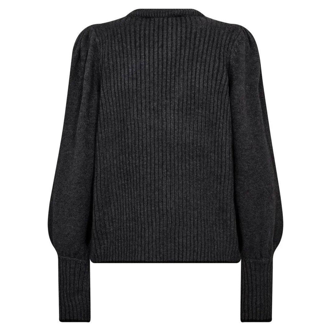 Discount Co´Couture Rowcc Puff Rib V-Knit 32227 140