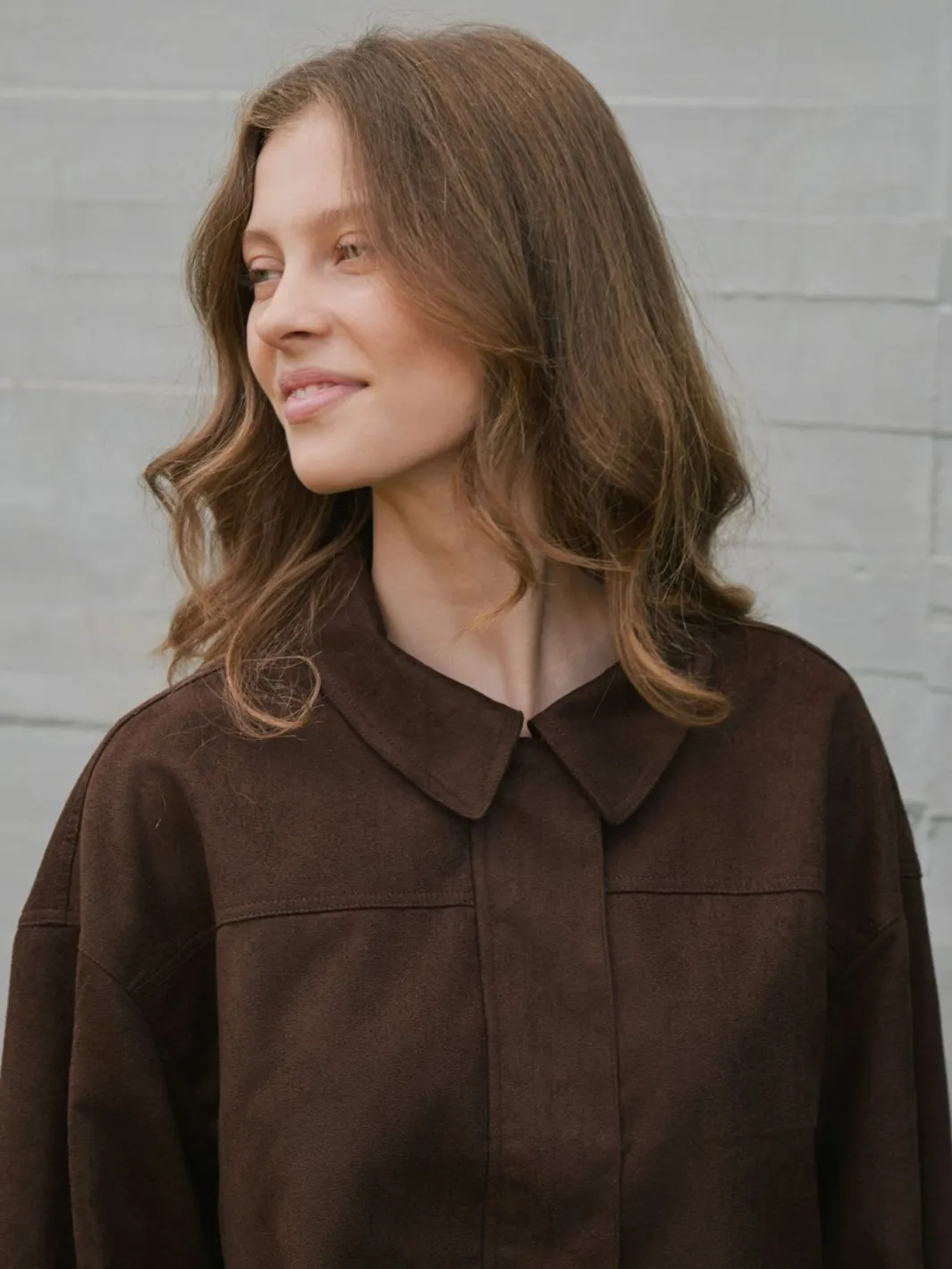 Hot Neo Noir Rubby Faux Suede Jacket 166554 676