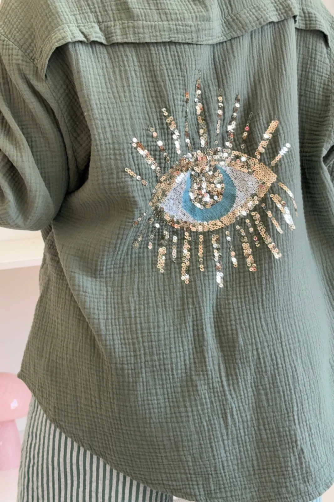 Online A-bee Runa Shirt Khaki