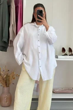 Sale A-bee Runa Shirt White