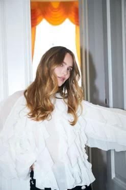 New Cras Rya Blouse C524 1009 Ivory
